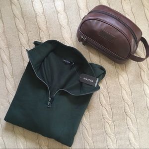 COPY - NWT🏷MEN'S NAUTICA LONG SLEEVE QUARTER ZIP POLO